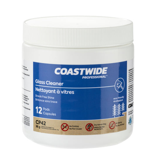 Coastwide Professional CP42 Glass Cleaner - 36 g - 12 Pods per Pack