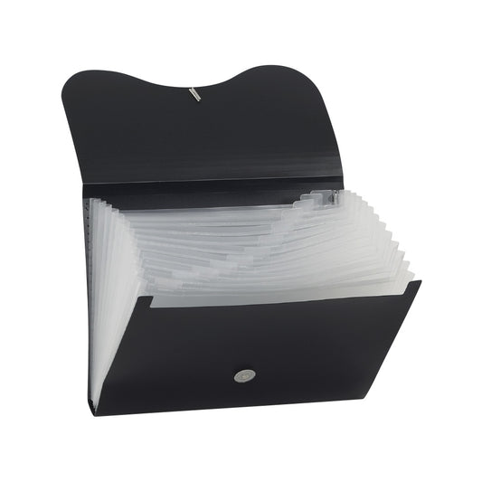Staples 13 Pocket Expandable Folder - Letter Size - Assorted Colours