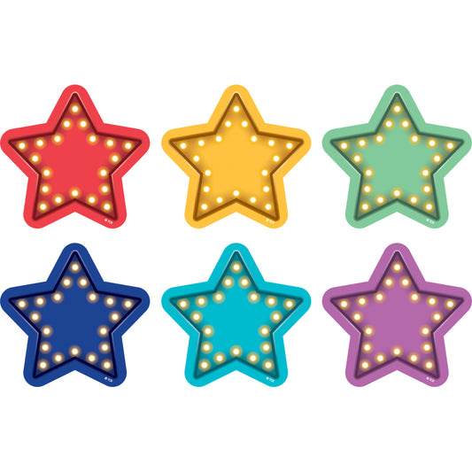 Teacher Created Resources Marquee Stars Spot On Vinyl Floor Markers - 12 Pack