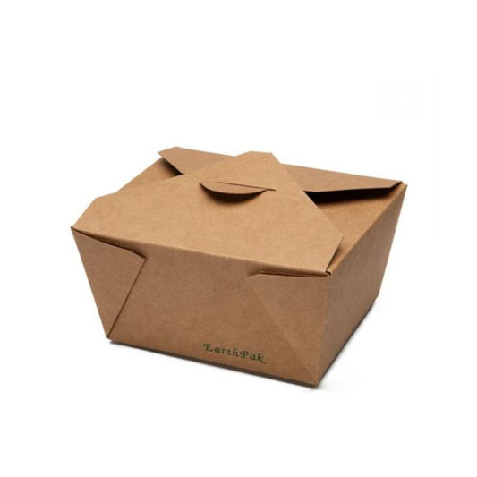 Eco-Packaging Paper Food Box - Folded with Tab - 26oz - 450 Pack