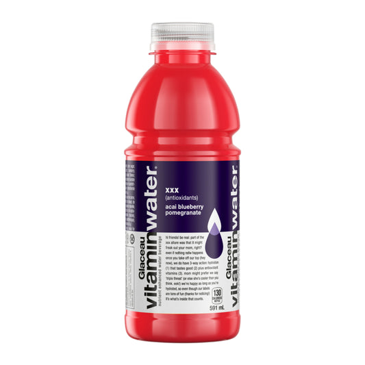 Glaceau Vitaminwater XXX Bottles - 591 mL - 12 Pack