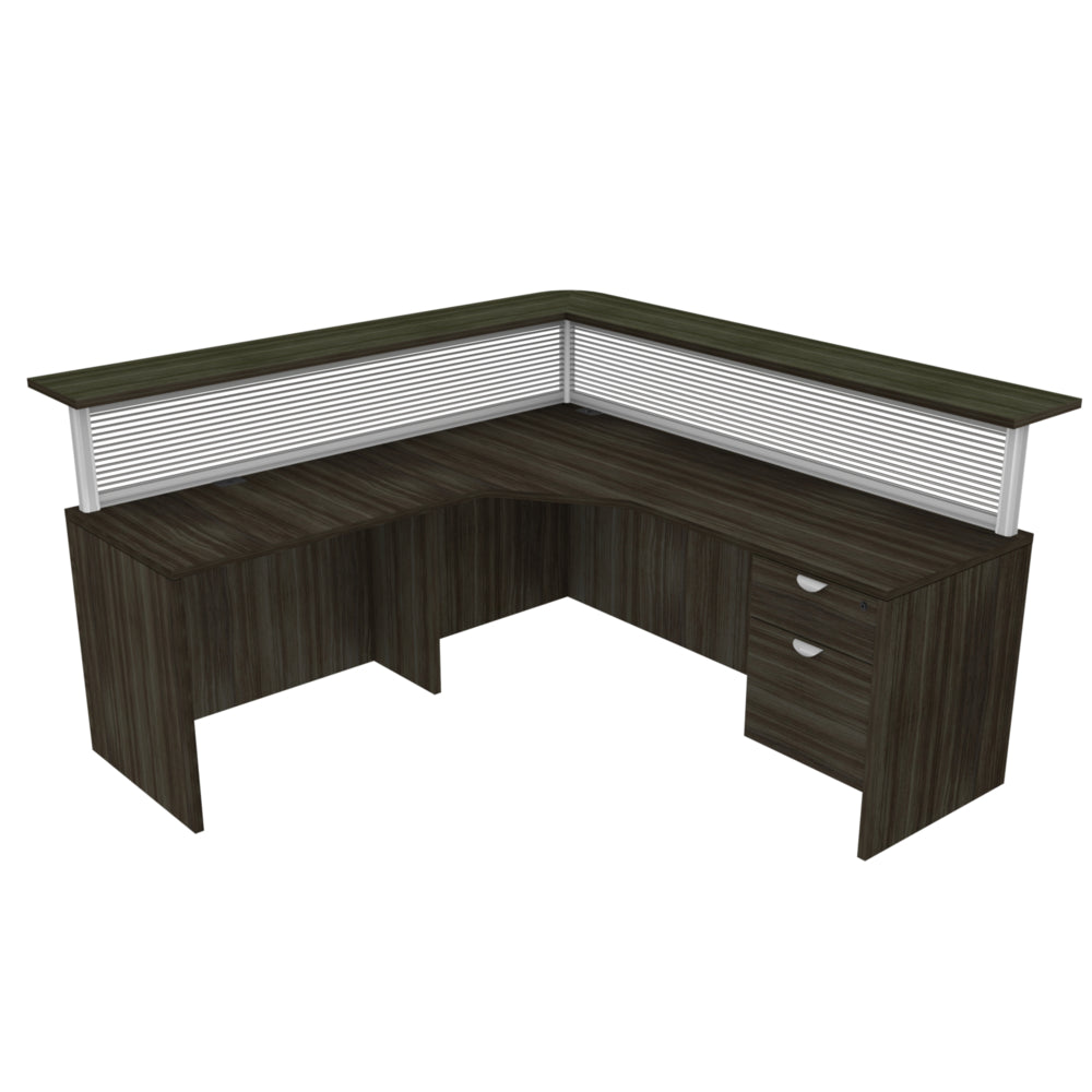 Comptoir d'accueil Heartwood HDL Innovations - Gris crépuscule
