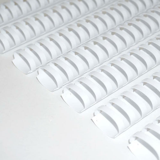 HOP Binding Combs 1-1/2" - White - 50 Pack
