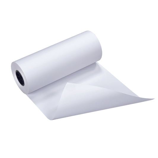Rouleau de papier kraft North American Paper Inc. – 18 po – Blanc