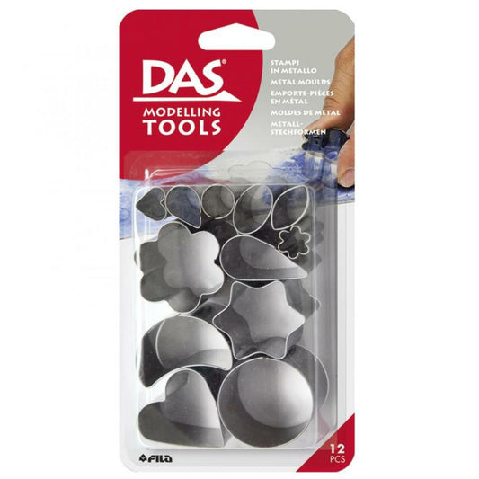 Moules métalliques DAS, lot de 12