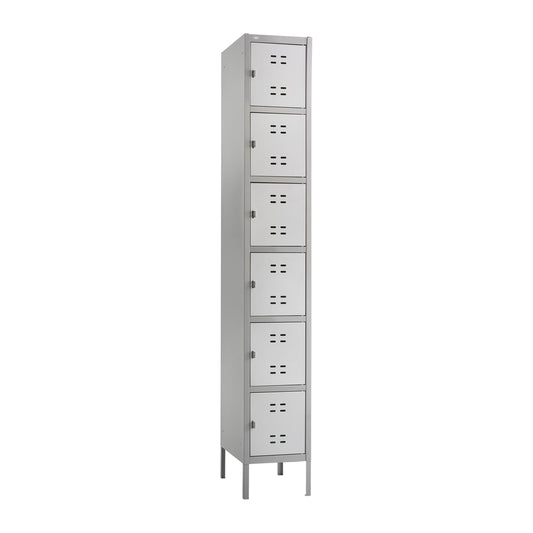 Safco 6 Tier Locker - Grey