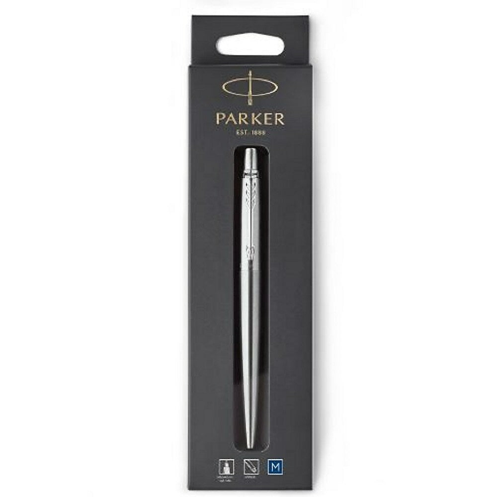 Stylo à bille Jotter - Encre bleue - Corps en acier inoxydable