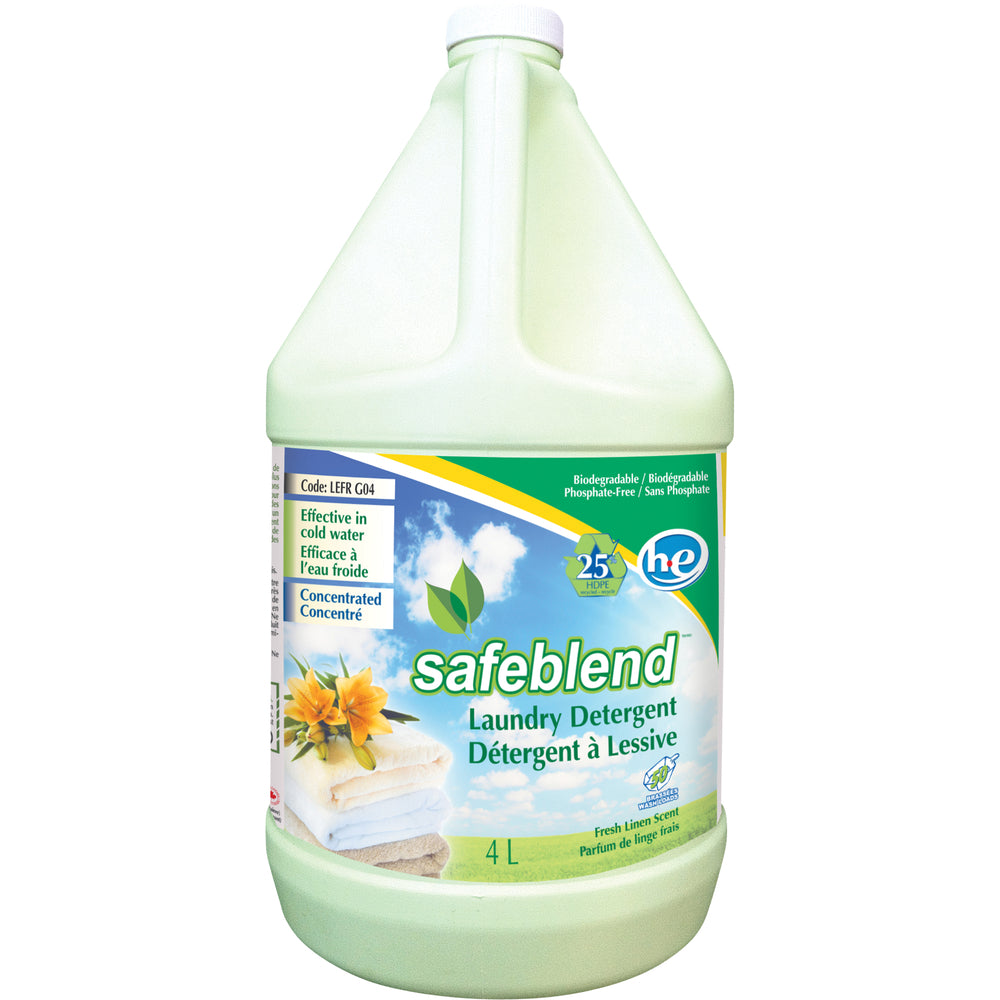 Lessive Safeblend eau froide - Parfum floral frais - 4 L