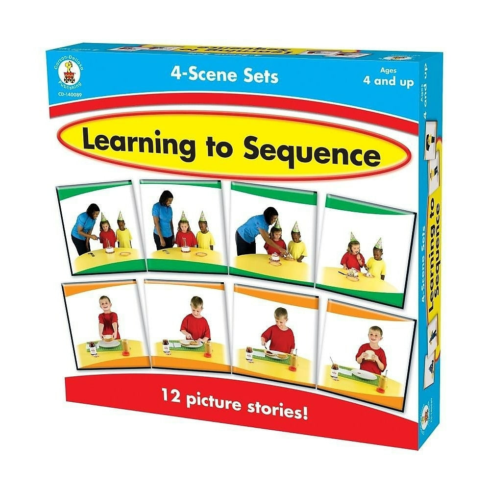 Carson Dellosa Learning to Sequence 4-Scene Board Game (140089)