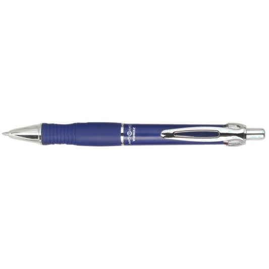 Stylos gel Zebra GR8, rétractables, taille moyenne, 0,7 mm, bleu, lot de 4