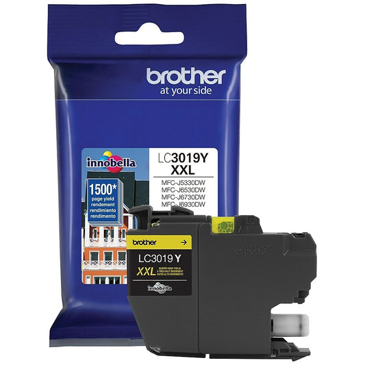 Brother LC3019 Yellow Ink Cartridge, Super High Yield (LC3019YS)