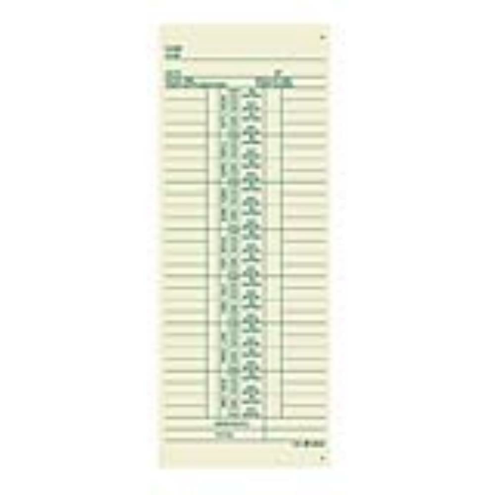Cartes de pointage Tops - 3 1/2" x 9" - Bilingues - Paquet de 100