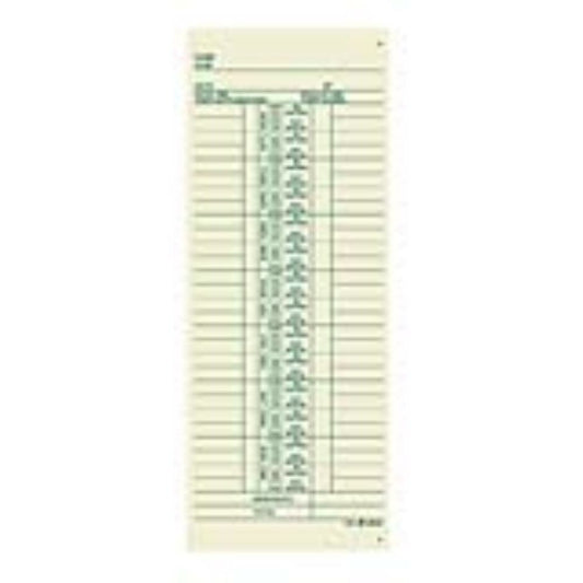 Cartes de pointage Tops - 3 1/2" x 9" - Bilingues - Paquet de 100