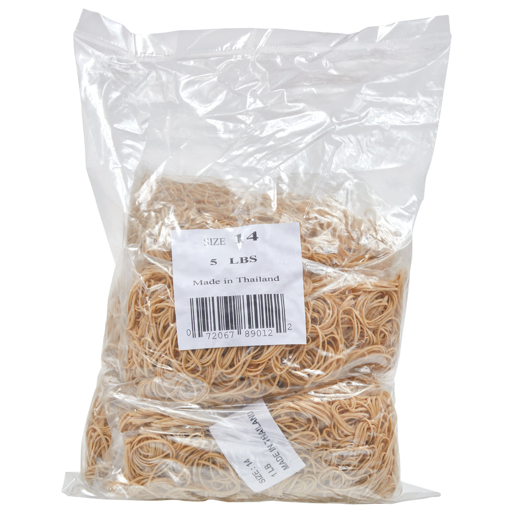 Dixon Rubber Bands - #14 - 1/16" x 2" - 5 lb. Bag