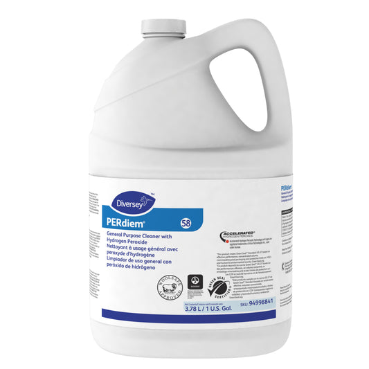 Diversey PERdiem General Purpose Cleaner with Hydrogen Peroxide - 3.78L - 4 Pack