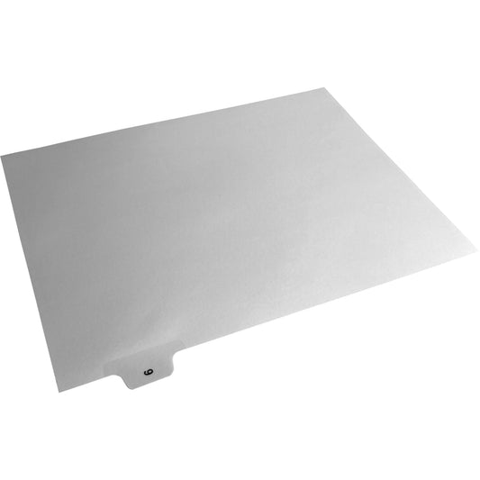 Index numéroté Southwest blanc n° 09, coupe 1/10e, paquet de 25
