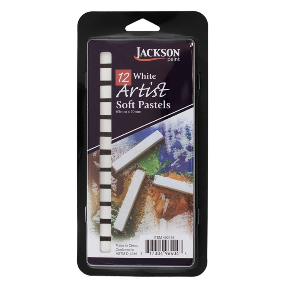 Bâtonnets de pastel Jackson, gris, lot de 12