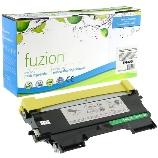 fuzion Brother TN420 Compatible Toner Cartridge - Standard Yield - Black
