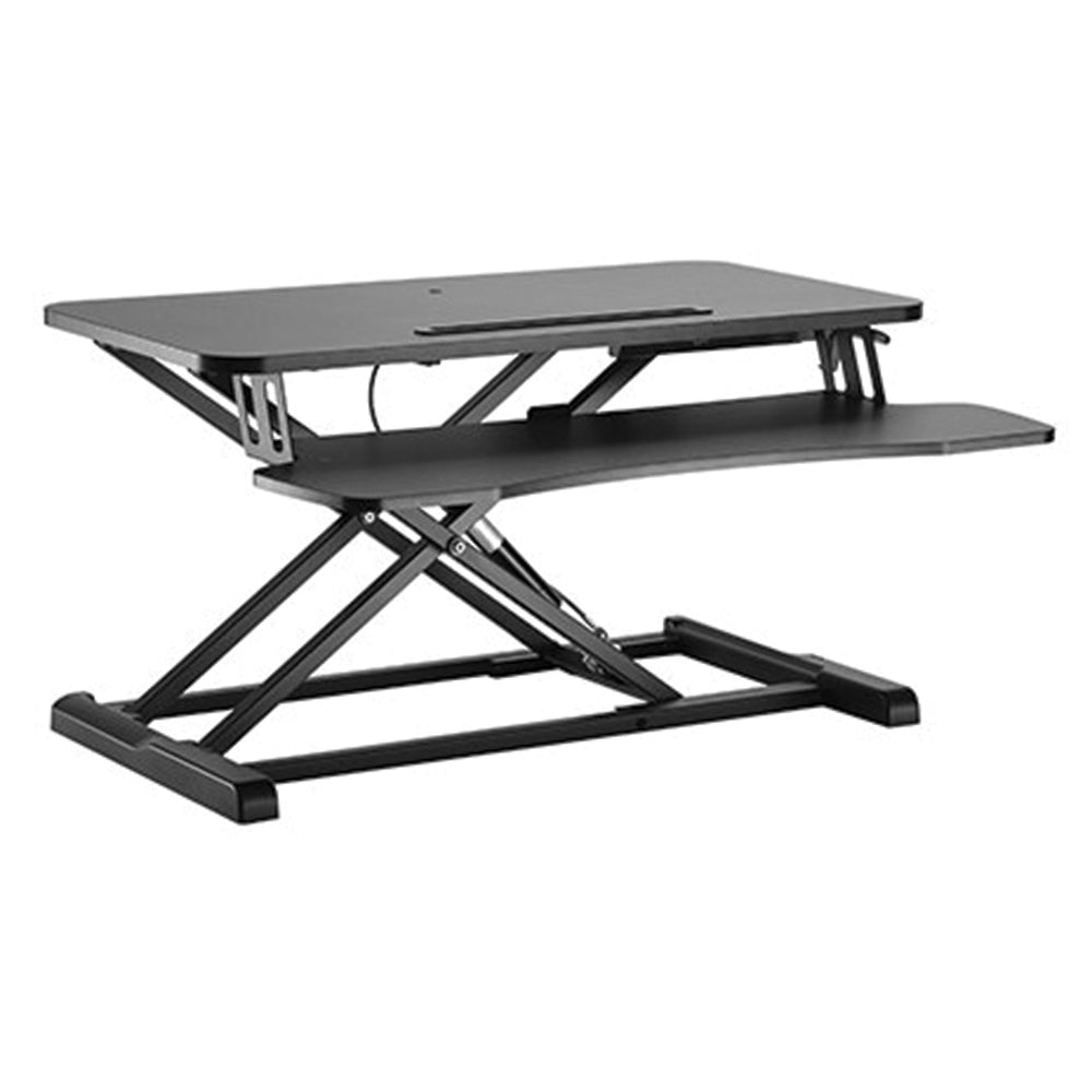 Horizon Goya Sit-Stand Workstation - 24" D x 31.5" W - Black
