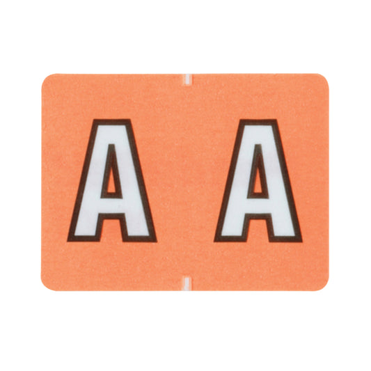 Étiquettes de classement Pendaflex AZ à onglets roses - A - Paquet de 240