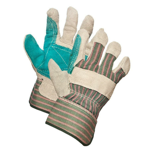 Forcefield Split Leather Outside Double Palm Gloves - One Size