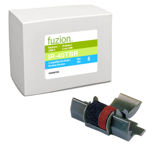 Rouleau encreur Sharp compatible Fuzion - Noir/Rouge