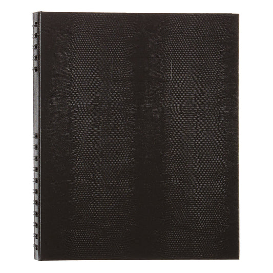 Cahier ligné Blueline NotePro - 10-3/4" x 8-1/2" - Noir - 300 pages (150 feuilles)
