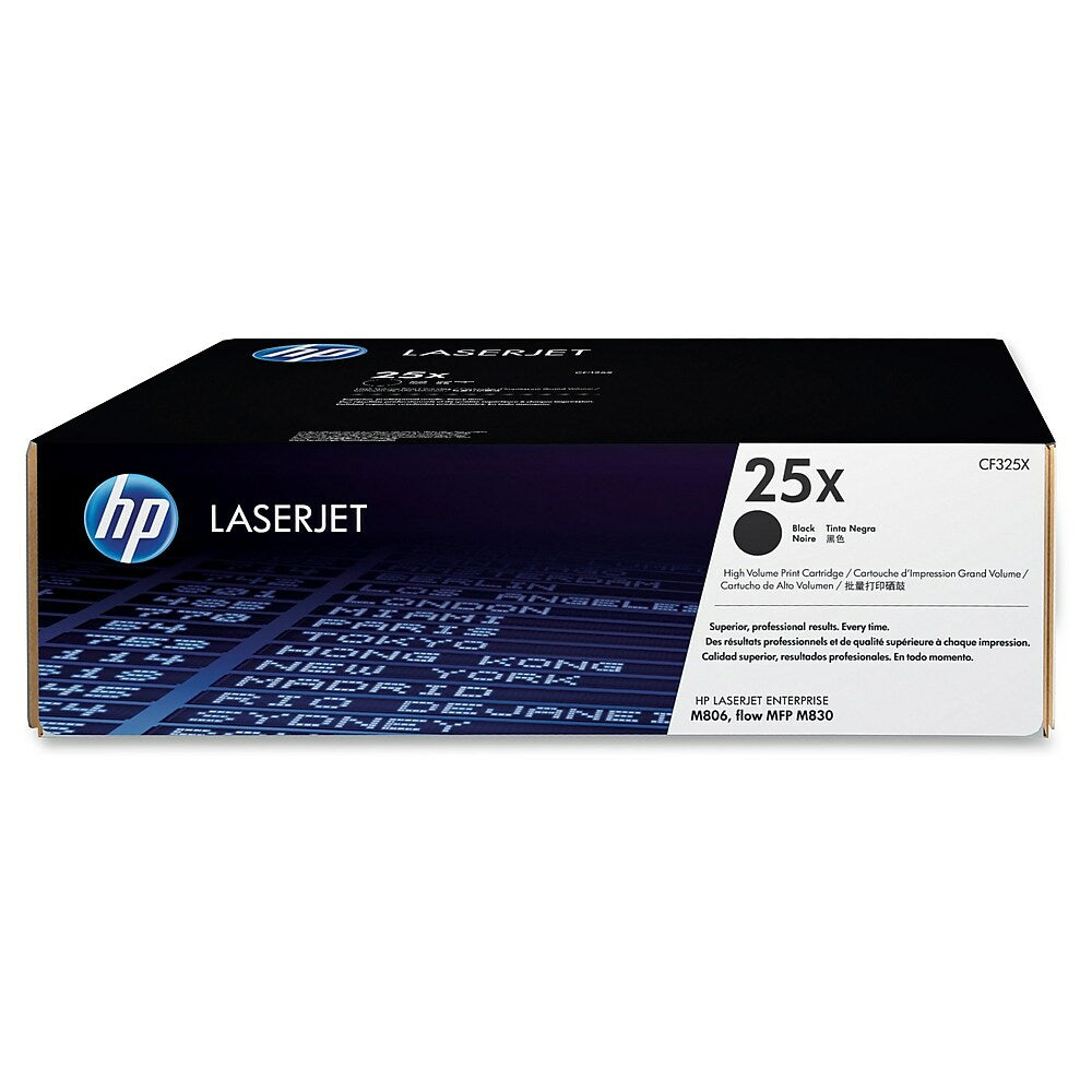 Cartouche de toner noir HP 25X (CF325X) LaserJet d'origine à haut rendement