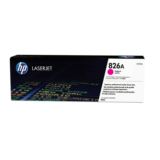 Cartouche de toner magenta d'origine HP 826A LaserJet (CF313A)