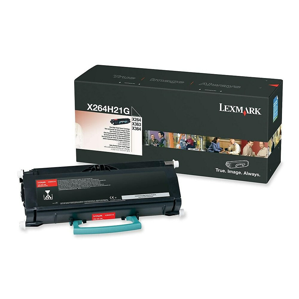 Cartouche de toner Lexmark - Laser - Haut rendement - Noir - (X264H21G)