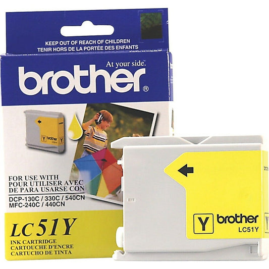 Cartouche d'encre jaune Brother LC51 (LC51YS)
