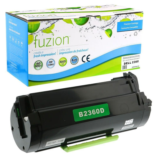 fuzion Dell C3NTP (331-9805) Compatible Toner Cartridge - High Yield - Black