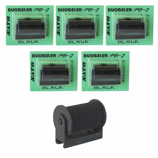 Eddie's Ink Roller for Sato 2 Line 8 Character Hand Labeler - Black - 5 Pack