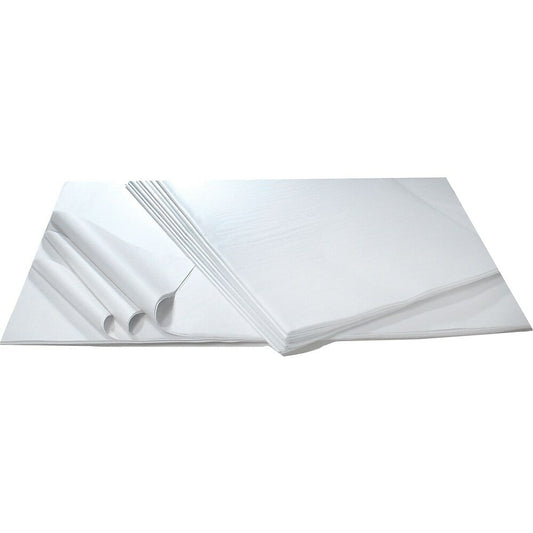 Papier de soie uni - Blanc - 20" x 30" - Paquet de 480