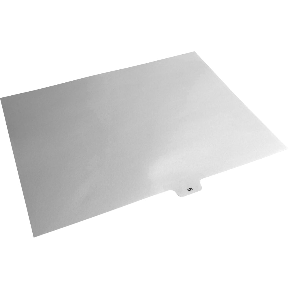 Index numéroté Southwest blanc n° 05, coupe 1/10e, paquet de 25