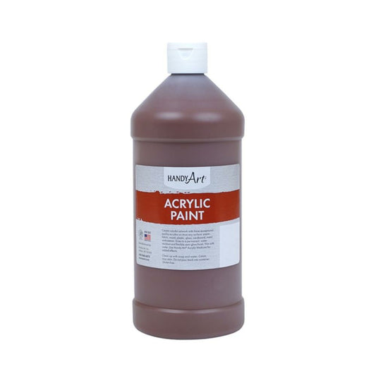 Peinture acrylique Handy Art, Terre de Sienne brûlée, 946 ml