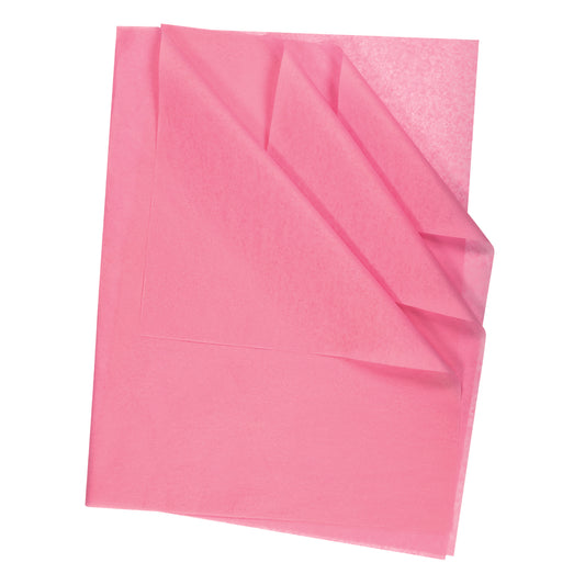 Papier de soie North American Paper Inc. – 22" x 30" – Rose – 24 feuilles