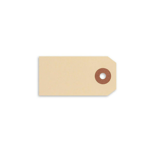 Merangue Manilla Shipping Tags - 2 3/4" x 1 3/8" - 1000 Pack