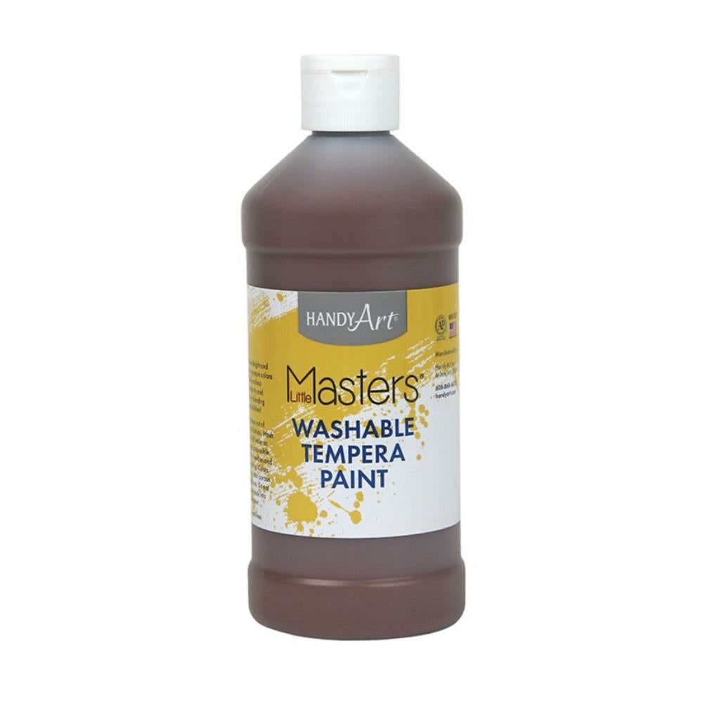 Peinture à la détrempe lavable Little Masters - 473 ml - Brun