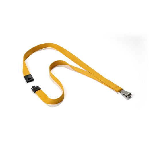 Cordon durable avec système de sécurité - Doré - Lot de 10