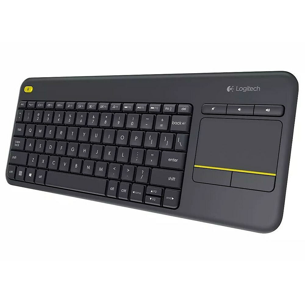 Clavier tactile sans fil Logitech K400 Plus - Noir - Français