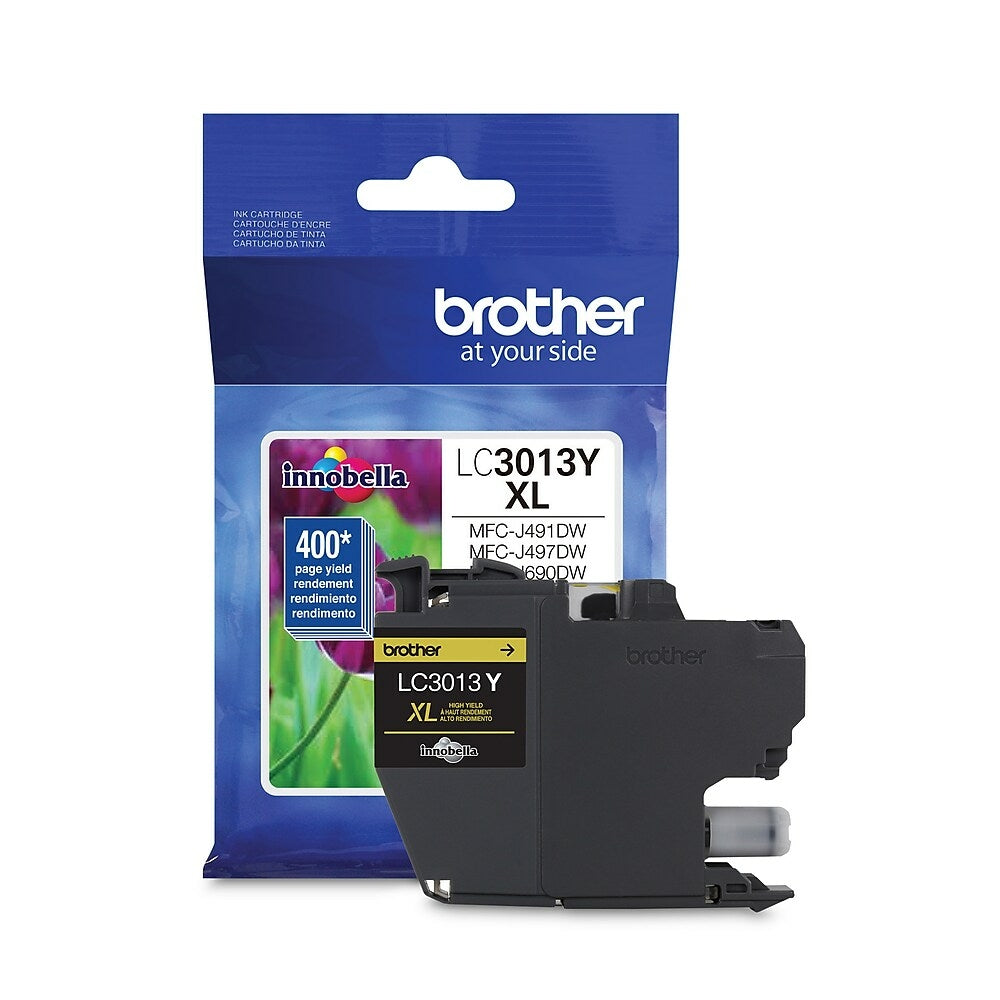 Cartouche d'encre jaune Brother LC3013YS, haut rendement