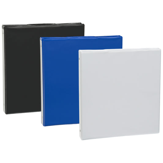 Merangue 3-Ring View Binder - 1" - Assorted Colours