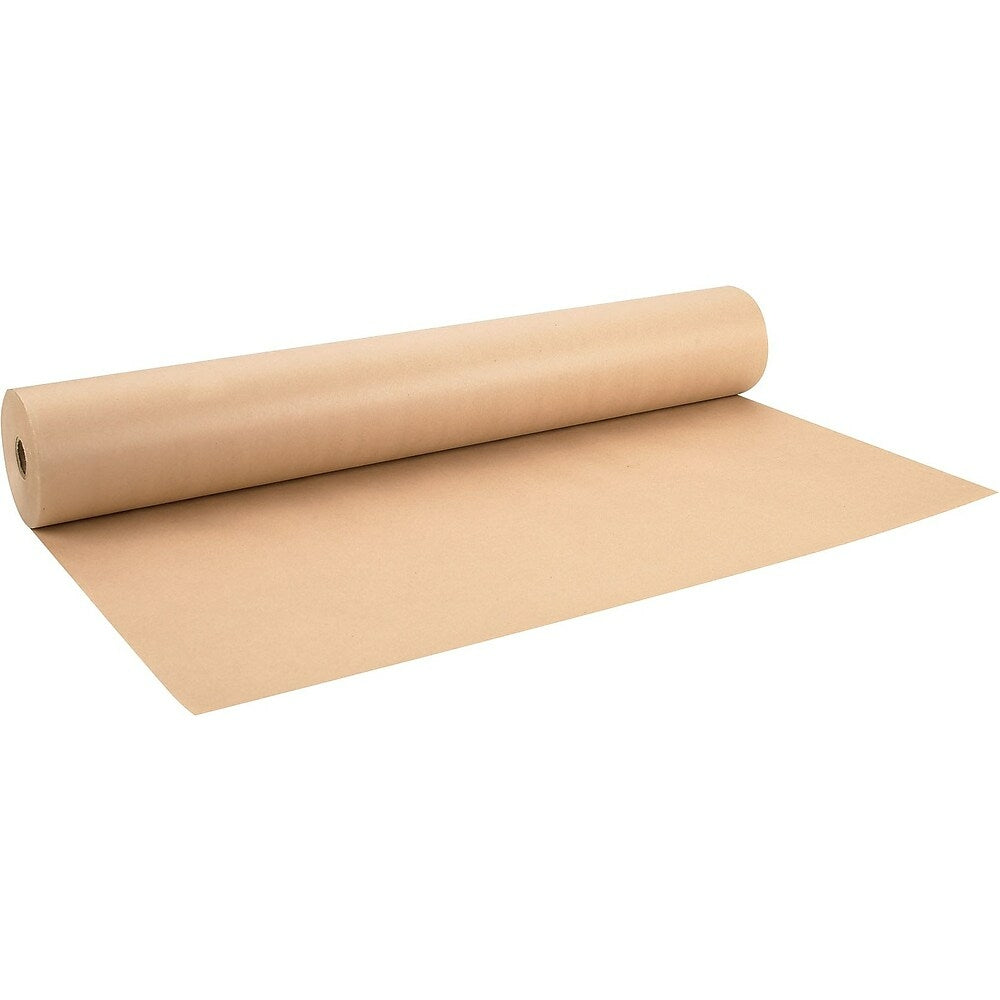 Staples Brown Kraft Postal Wrap Paper - 15 lb - 24" x 300' Roll
