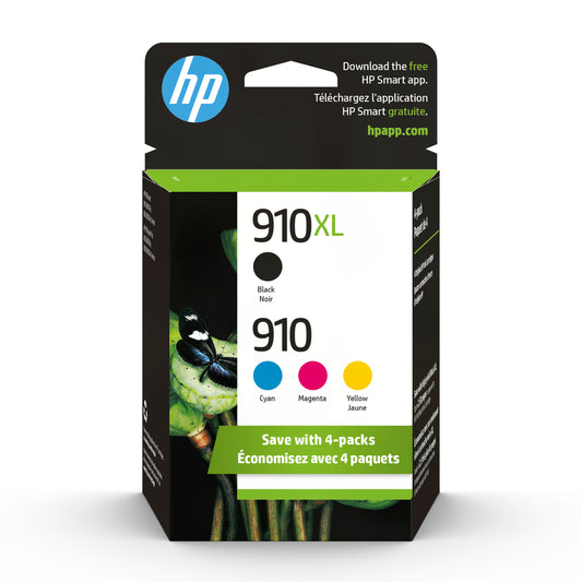 HP 910 CMY/910XL Black Combo 4/Pack