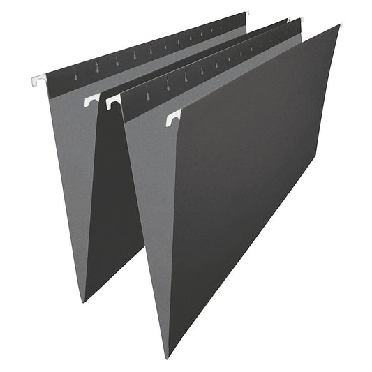 Chemises suspendues noires Staples - Format légal - Paquet de 25
