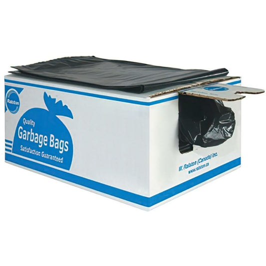 Ralston Garbage Bags - Extra Strong - 35" x 50" - Black - 100 Pack