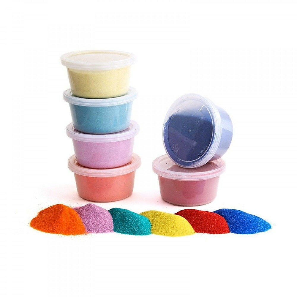 Seau de sable assorti Hygloss Hyg29606, 170 g, paquet de 6 (HYG29606)