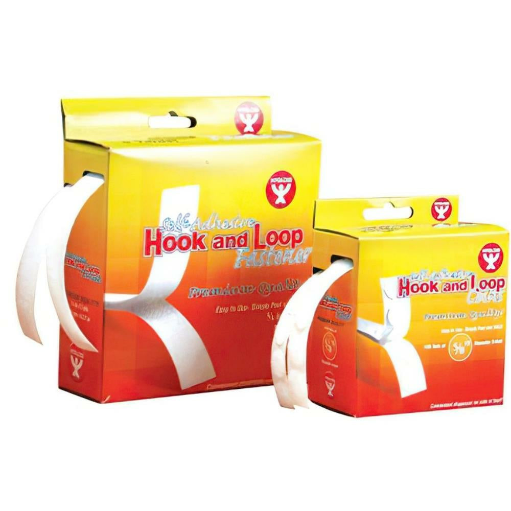 Hygloss Self-Adhesive Hook & Loop Fastener Dots - 1.57 cm D - 100 Pack