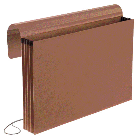 Enveloppe extensible Pendaflex à fermeture élastique (3,5 po) - Format légal - Fibre rouge